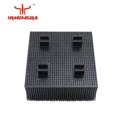 Kıl Oto Kesici Parçaları Fırça 100x100x42mm Poli Malzeme Mavi / Siyah Renk