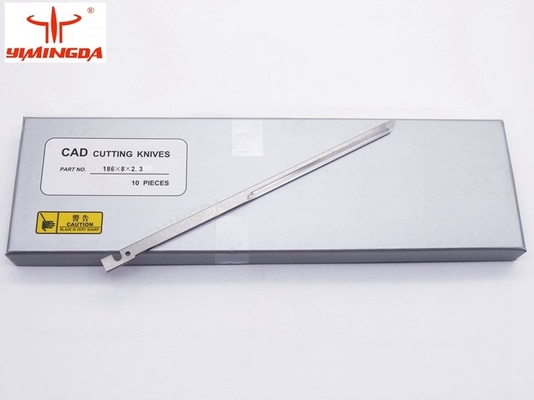 Shima Seiki / Yin Kesici için Alaşımlı Çelik Otomatik Kesici Bıçak Bıçağı 186 * 8 * 2.3mm