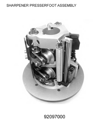 Parça No. 59486001 rulman, doğrusal, W/Rod, S-93-7 Paragon XLC7000 Z7 kesme parçaları