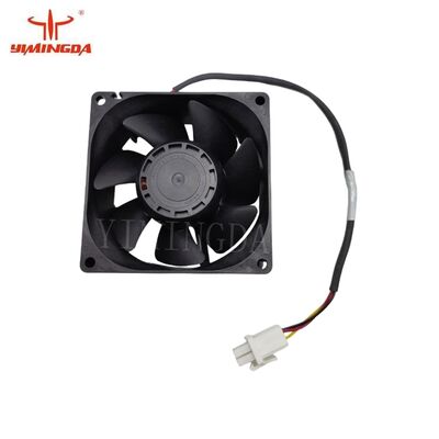 Tekstil Kesme Makinesi Yedek Parça No. 1012453000 / 1011409000 Fan, 80x80x38mm, 90CFM, 24VDC